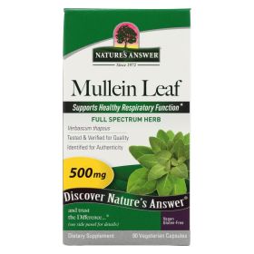 Nature's Answer Mullein Leaf Dietary Supplement - 1 Each - 90 Sgel Nature's Answer Mullein Leaf Dietary Supplement - 1 Each - 90 Sgel